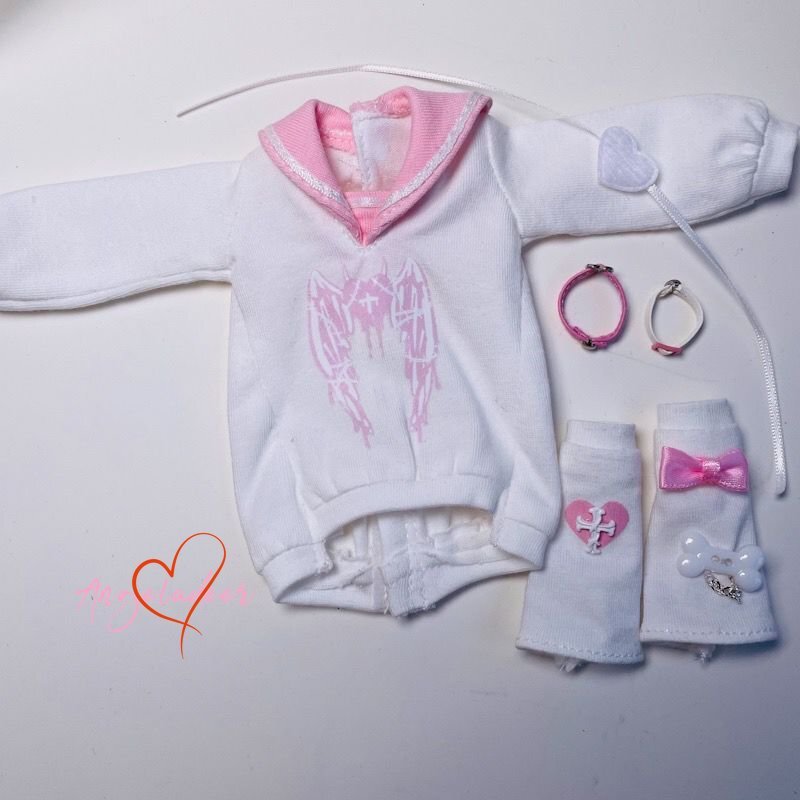 モモ⭐︎ひな Bat's Love Long Sweater Suit Clothes Outfit for OB22 & OB24