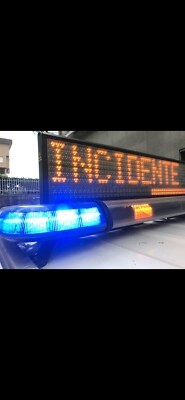 2 Barre LED Lampeggianti Arancione 16cm | 12 Modalità Luci Stroboscopiche | Per Ambulanza E Protezione Civile - Foto 8