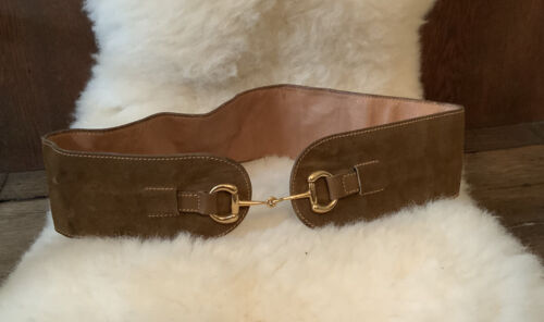 vintage gucci horsebit belt - Gem