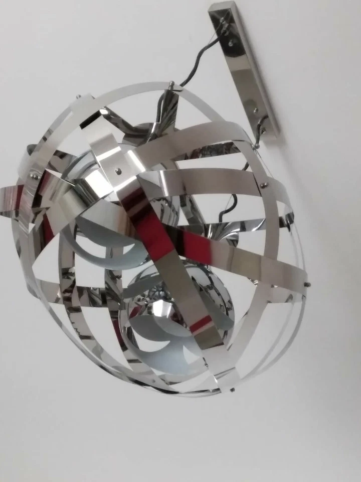 Lampadario acciaio Moderno  - Immagine 2 di 3