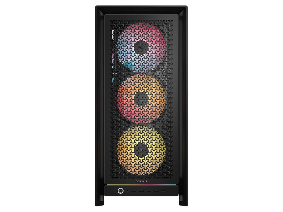 CORSAIR FRAME 5000D RS ARGB Modular High Airflow Mid-Tower PC Case, Black - Image 2 of 4