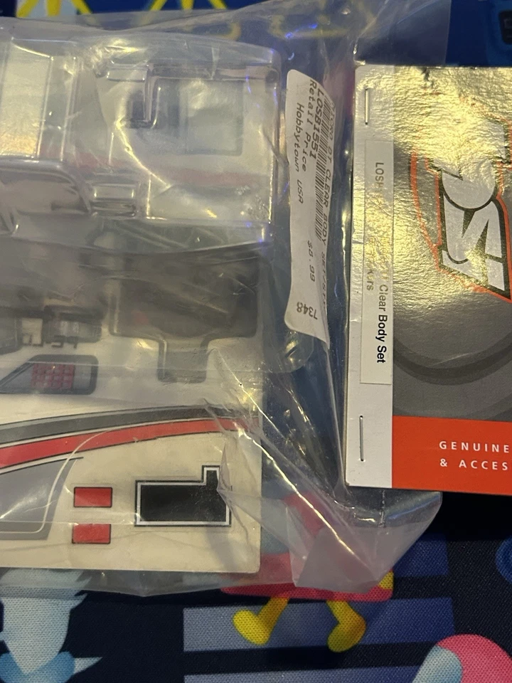 VINTAGE LOSB1551 Losi Mini Slider Clear Body Set - Image 3 of 4