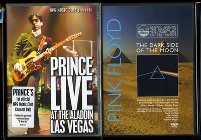 2 DVDs PINK FLOYD THE DARK SIDE OF THE MOON + PRINCE LAS VEGAS 2002 SEHR GUT++ 