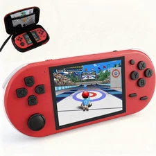 16-Bit Handheld Game Console - 3 Inch HD Screen 300-In-1 Retro Games - Portable 