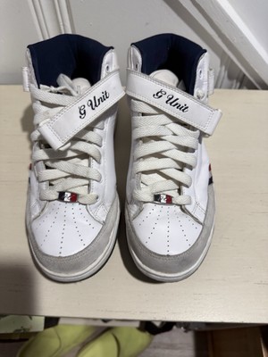 RBK G-Unit G6 Mid White Reebok 10-112370 Sneakers Mens Size 10