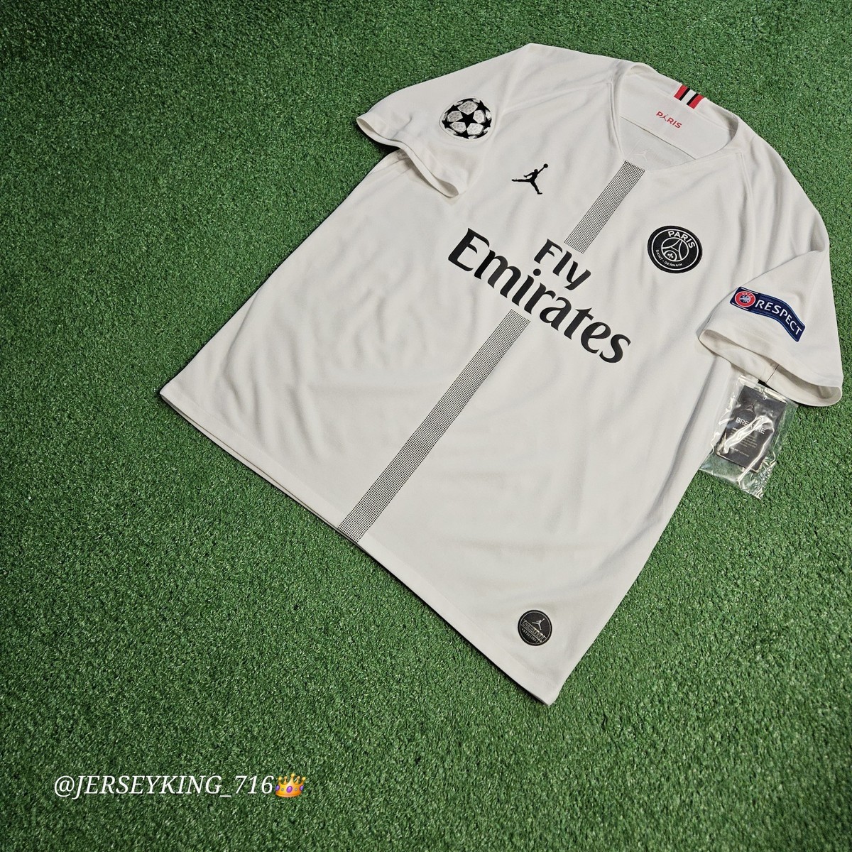🔥🇫🇷 Jordan PSG Neymar Jr #10 18/19 Champions League Away