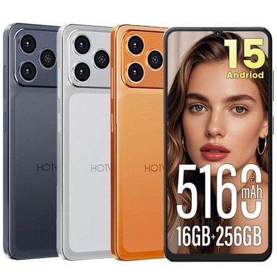 HOTWAV A17 Pro Max Android 15 Smartphone 6.75'' 256GB 5160mAh Dual SIM 4G Handy