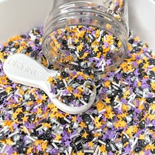 FAKE 5MM Halloween Ouija Night Polymer Clay Sprinkle NOT EDIBLE D44-25