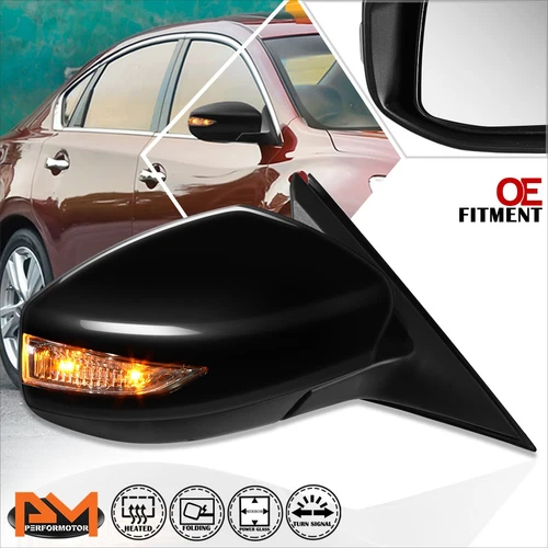 For 13-18 Altima Sedan OE Style Power+Heated+Turn Signal Side View Mirror Right