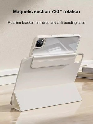 Magnetische 720° drehbare Tablet Hülle für iPad Pro 13 Air 11 Mini Cover