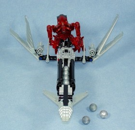 Lego Bionicle 8698 VULTRAZ with Sky Fighter Vehicle & Midak Blaster + Manual&nbsp;