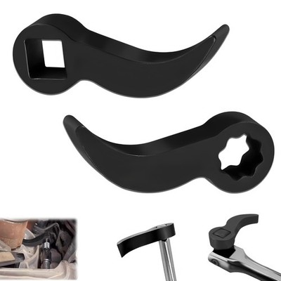 2 Pack Pry Bar Wrench Adapter 1/2 Inch Ratchet Pry Bar Attachment for Half Shaft