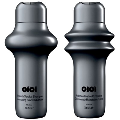 QiQi Smooth Service Shampoo & Hydration Fixation Conditioner 75ml (Reisegröße)