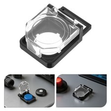 2Pcs Transparent Button Protector Cover Reusable for Power Switches Home