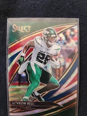 2019 Panini Select Le'Veon Bell Field Level Tri-Color Prizm /99