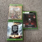 Lot of 3 Xbox One/Series X/S Games, Diablo IV, Dragon Quest XI S, Frost Punk