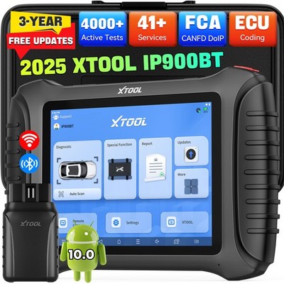 XTOOL IP900BT Coding OBD2 Scanner Bidirectional Diagnostic Tool Key Programmer