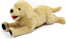LotFancy Golden Retriever Teddy 53 cm, Large Dog Toys, Cuddly Dog Stuffed Anima