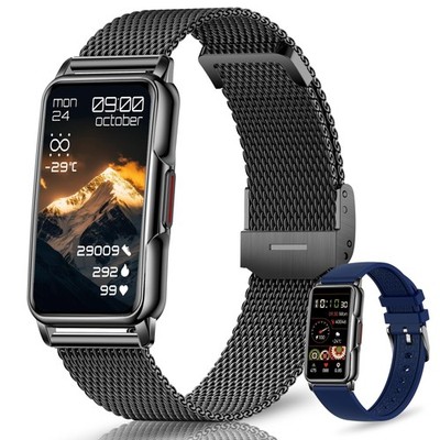 Moikmlih 126+ Sportmodi Smartwatch  1,47'' HD  Fitnessuhr  Bluetooth-Nachricht
