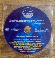 RARE "Classic Albums" dvd sampler promo in clear plastic sleeve (Region 1?)