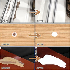 Wood Putty, White Wood Filler, New Upgrade Wood Putty Filler Paintable, Stain...