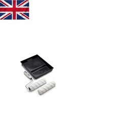 Complete 9” Paint Roller Set with Tray: Ideal for Smooth Walls & Ceilings