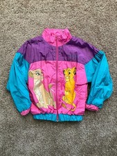 VINTAGE RARE EPIC LION KING SIMBA NALA JACKET PINK KIDS TODDLER 90s Disney
