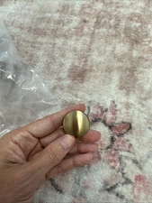 Liberty Hardware Flat Top Round Knobs Bronze Finish Satin Cabinet Brass- 10 pack