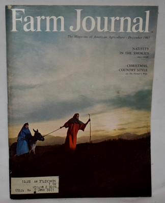 Farm Journal Magazine December 1965 Vintage Farm Articles & Ads