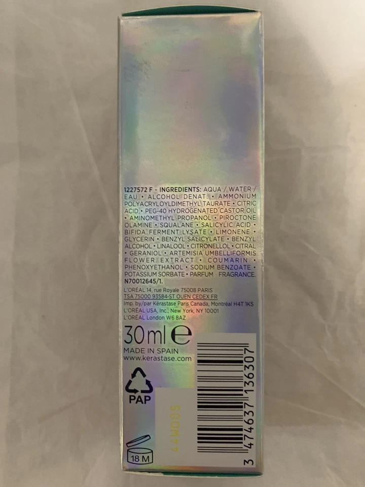 Tratamiento anticaspa ácido salicílico simbioso Kerastase K 1 oz Foto 2 de 2