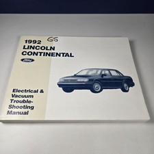 1992 Lincoln Continental Electrical & Vacuum Troubleshooting Manual