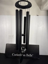 Corinthian Bells Wind Chime 55 Inch T736BL Black Hand Tuned Made In USA