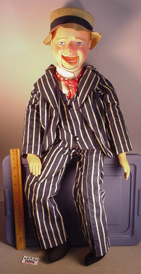 Vintage W.C. Fields  30'' Ventriloquist Doll celebrity Movie Star Toy Goldberger