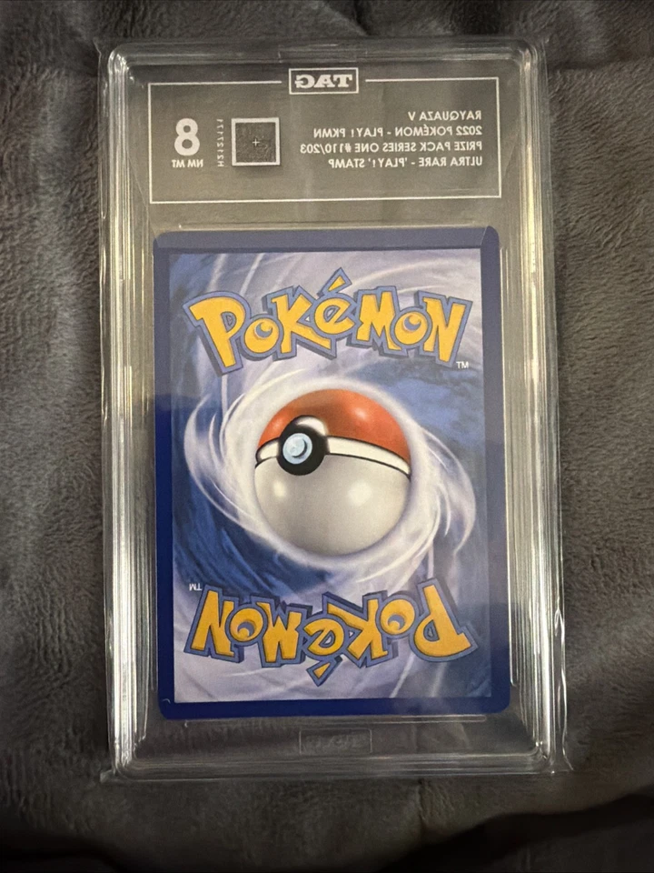 TAG 8 - Pokemon Rayquaza V 110/203 Promo Play Prize Pack Series 2022 2023 - Image 2 of 2