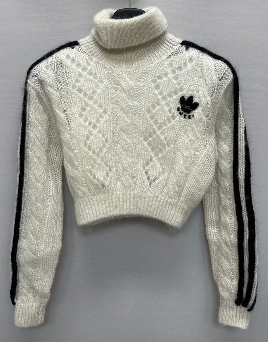 Gucci x Adidas Mohair Knit Sweater 66 123338413 | eBay