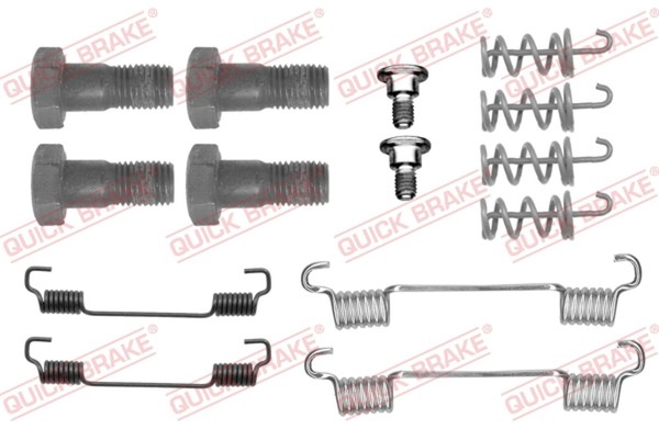 Quick Brake ZubehöRsatz Feststellbremsbacken 105-0716 FüR Mercedes Klasse W140-image