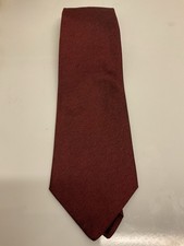 Stefano Milano Vtg 100 Silk Tie Made In Italy Red Shot Silk EUC