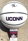 TRISTEN NEWTON UConn SIGNED Basketball JSA COA National Champions