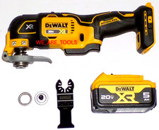 Dewalt DCS356 20V Oscillating MultiTool, 1 DCB205 5.0 AH Battery, 1 Blade