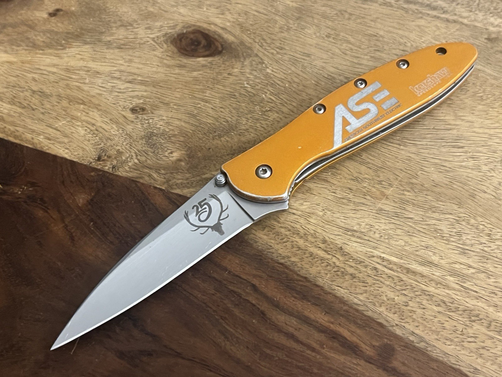 USA Kershaw Leek 1660OR Assisted Flipper Folding Pocket Kniv