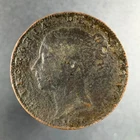 1838 Victoria Half Penny — photo from another recent sale