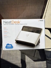 Neat Desk ND-1000 Desktop Document Color White Home Office Edition Scanner USB
