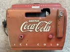 Orig. 1949 Coca Cola Cooler Vintage Bakelite AM Radio Hums As Is Cabinet Parts