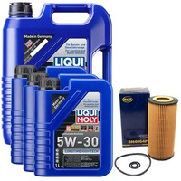 MotoröL Set High Tech 5W-30 Liqui Moly 8 Liter + ÖLfilter FüR Mercedes E-Klasse
