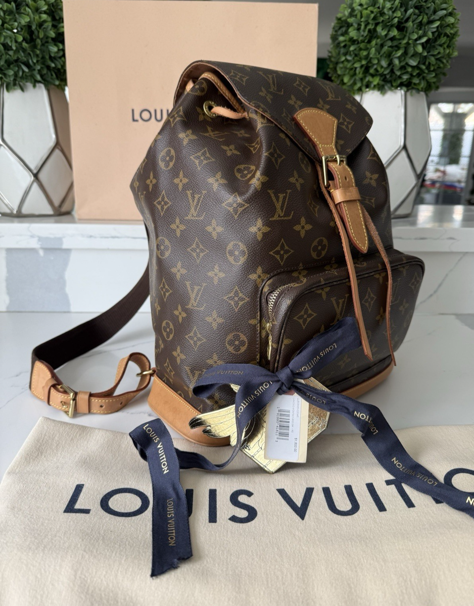 LOUIS VUITTON MONTSOURIS GM BACKPACK MONOGRAM M51135 SP1024  display picture 1