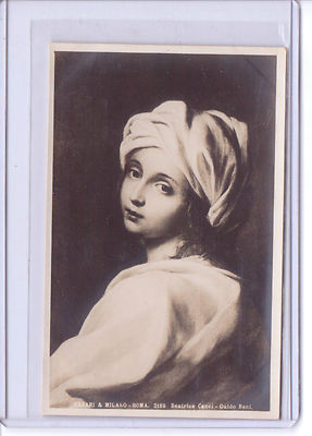 VINTAGE BEATRICE CONCI VASARI E MILANO WOMAN POSTCARD