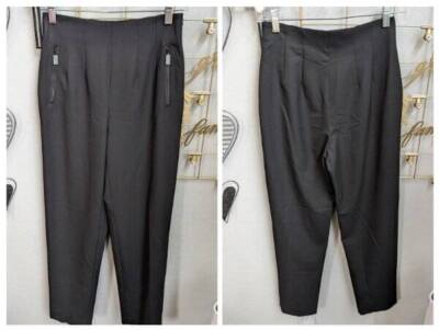 NWOT W by WORTH Black Skinny Fully Lined Trouser SZ X0 (0-XS) Pants