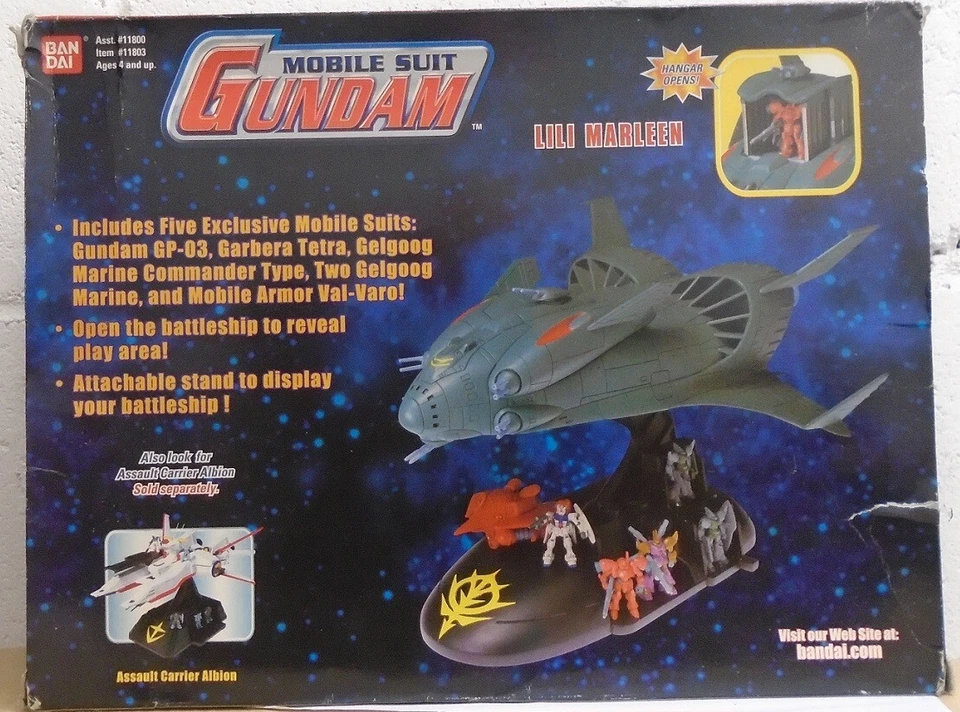 Gundam Mobile Cruiser Lili Marleen Battleship Deluxe & 5 Exc Mobile Suit Bandai - Image 2 of 4
