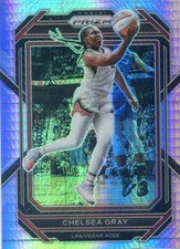 2023 Panini Prizm WNBA CHELSEA GRAY #87 SILVER HYPER PRIZM ACES
