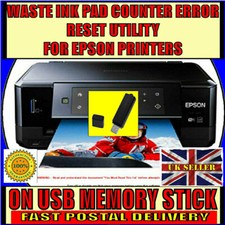 Waste Ink Pad Error Reset /Fix for EPSON WF-7515 WF-7525 REPAIR USB PEN DRIVE